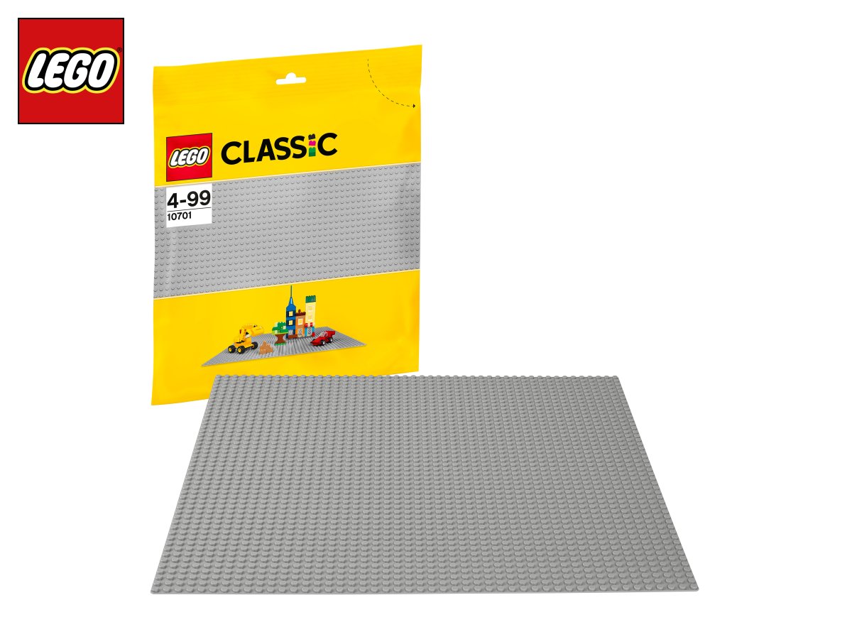 LEGO® Bauplatte grau 10701
