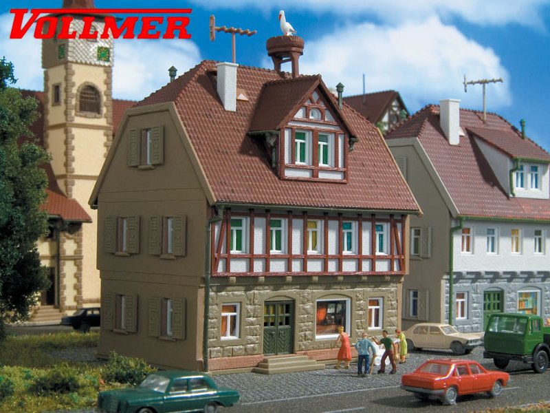 Vollmer Bausatz Wohnhaus Storchennest Spur N 7643