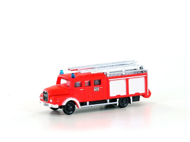 Lemke Minis LKW  Feuerwehr MAN 11.192 LF 16 TS  1:160 LC4221