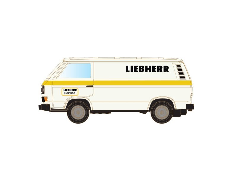 Lemke Minis Volkswagen VW T3 Transporter Liebherr Service Spur N 1:160 LC4341