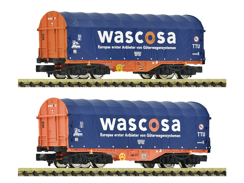 Fleischmann N Güterwagen Schiebeplanenwagen Wascosa Epoche VI 6660105