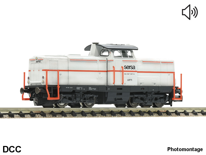 Fleischmann N Diesellokomotive BR Am 847 Sersa Epoche V DCC digital + Sound 721282