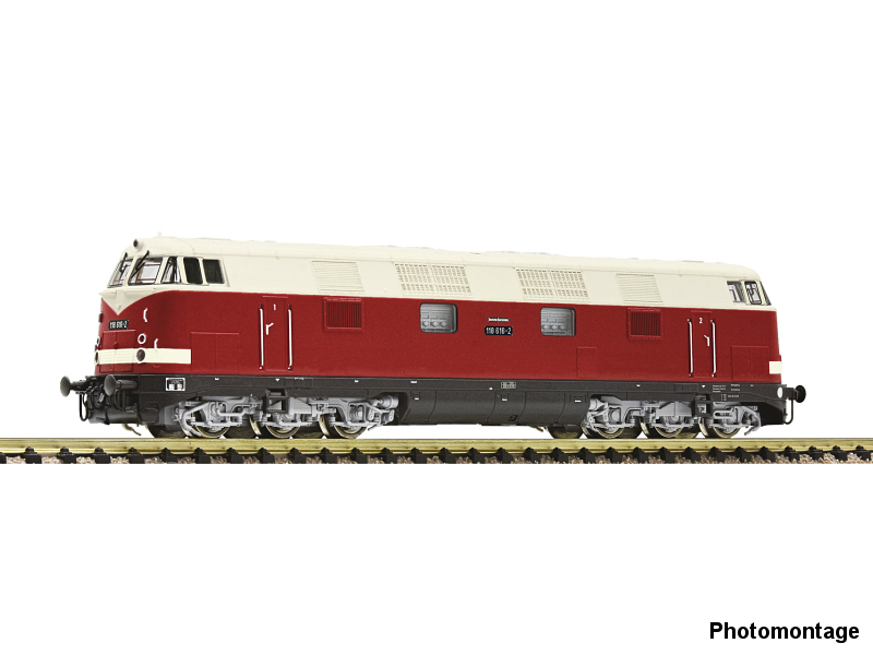 Fleischmann N Diesellokomotive BR 118, DR Epoche IV, analog 721404