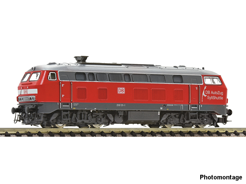 Fleischmann N Diesellokomotive BR 218, DB AG Sylt Shuttle Epoche VI, analog 724222