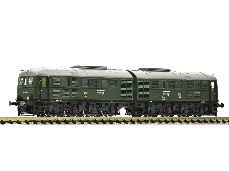 Fleischmann N Dieselelektrische Doppellokomotive V 188 DB Epoche III, analog 725103