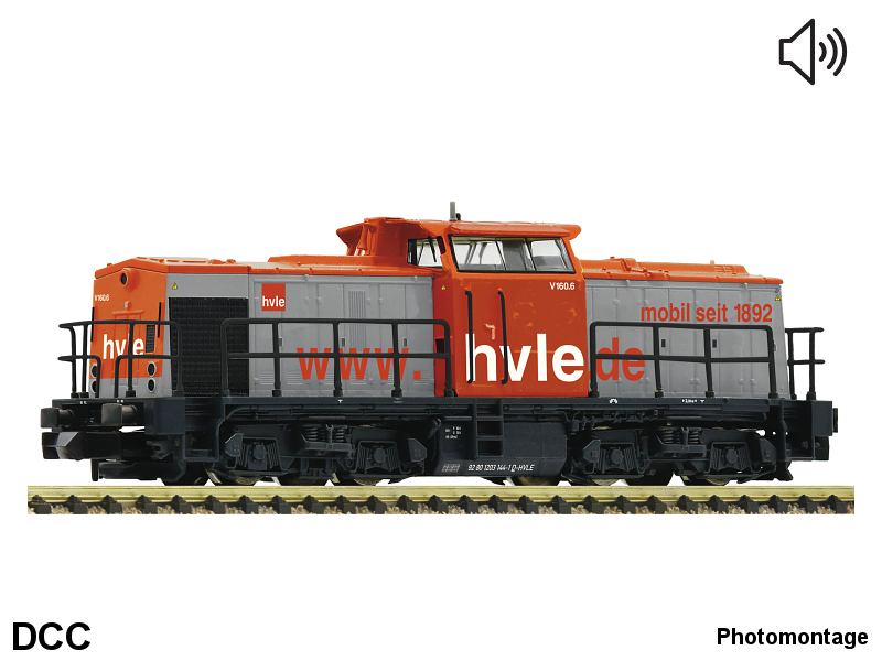 Fleischmann N Diesellokomotive BR V160.6 HVLE Ep. VI DCC digital + Sound 7370033