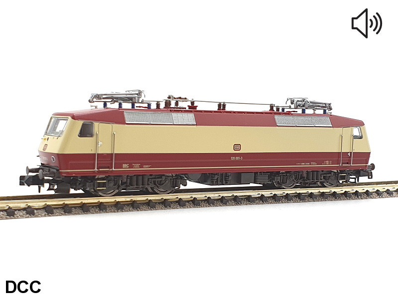 Fleischmann N Elektrolokomotive BR 120 DB Epoche IV DCC digital + Sound 7570059