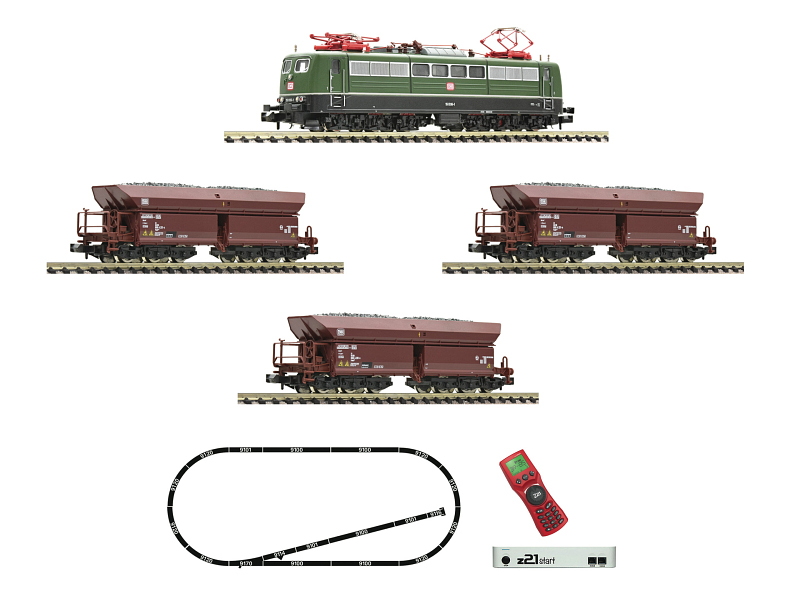 Startset Güterzug DB Ep.: IV Elektrolok BR 151 + Güterwagen + Z21 start (digital) + Gleisoval 931896