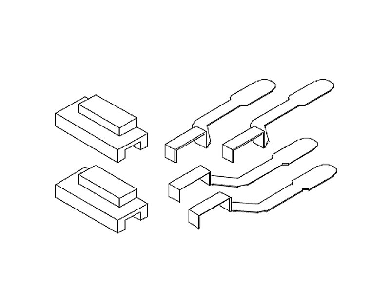 Ersatzteil Hobbytrain Conrad Elektrolok E10 / BR 110 / BR112 Bügelfalte