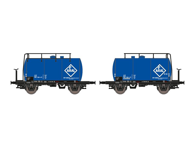 Hobbytrain Güterwagen - Set Leichtbau-Kesselwagen ARAL Epoche IV, 2-teilig H24833