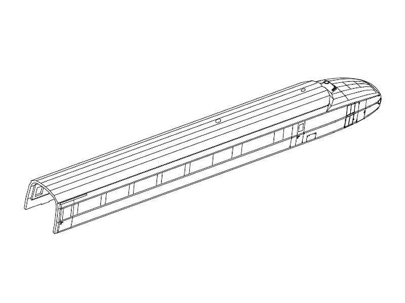Ersatzteil Hobbytrain Triebwagen SVT 137 155 / Kruckenberg-Schnelltriebwagen