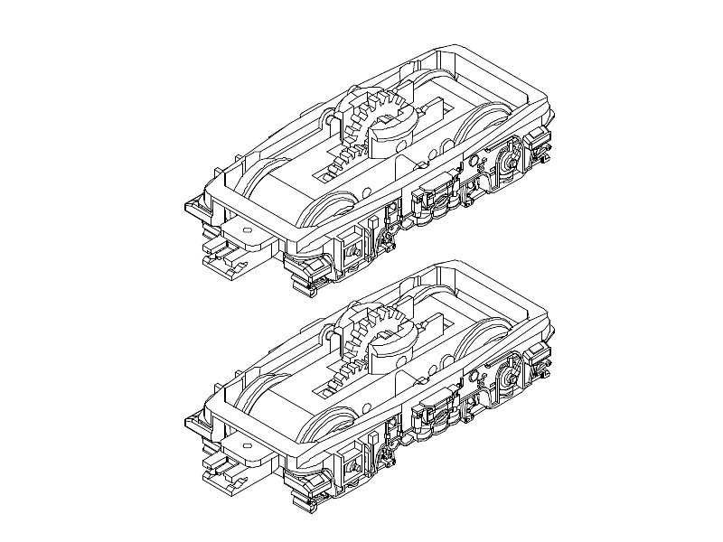 Ersatzteil Hobbytrain Elektrolok E10 / BR 110 / BR112 Bügelfalte