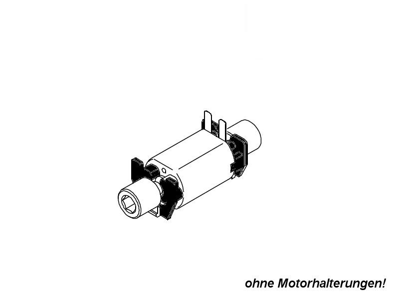 Ersatzteil Hobbytrain BR181 BR184 E310 E410 Motor mit Schwungmassen H2880-4