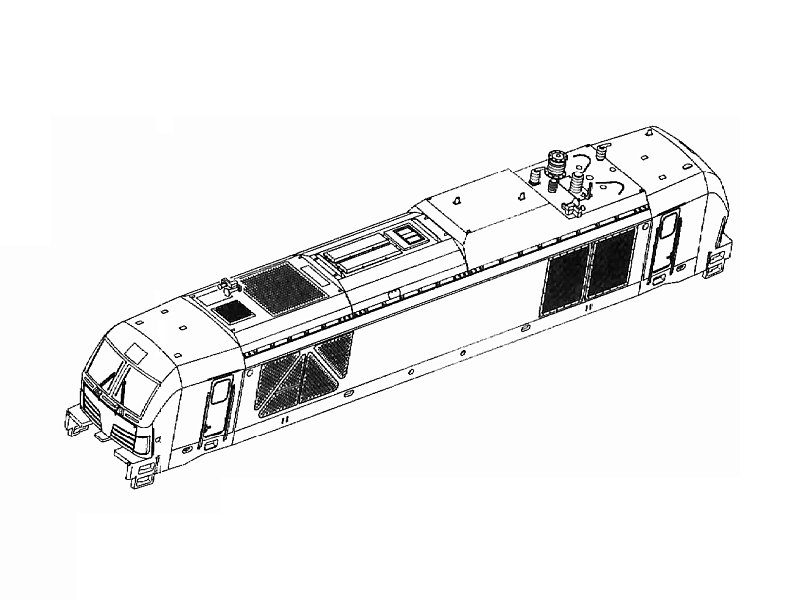 Ersatzteil Hobbytrain Diesel-Elektrolok BR248 Vectron Dual-Mode 