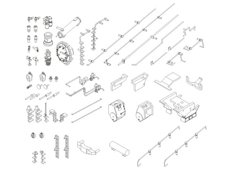 Ersatzteil Ersatzteile Hobbytrain  Badische IV BR18 BR 18 Dampflok