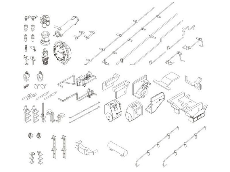 Ersatzteil Ersatzteile Hobbytrain  Badische IV BR18 BR 18 Dampflok