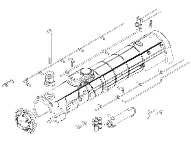 Ersatzteil Ersatzteile Hobbytrain  Badische IV BR18 BR 18 Dampflok