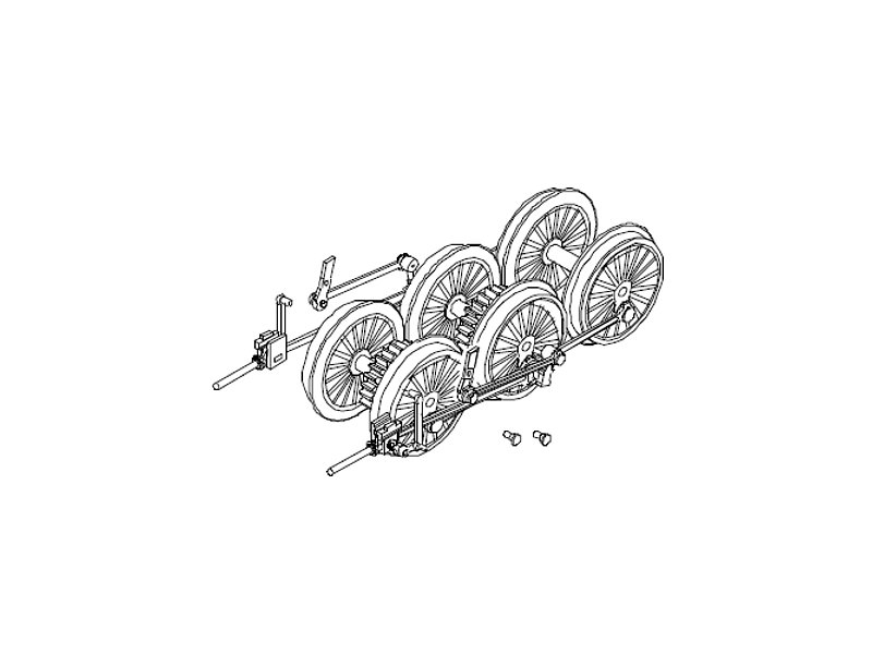 Hobbytrain Ersatzteil Würtembergische C BR 18¹ H4030 H4031 H4032 H4033 H4036