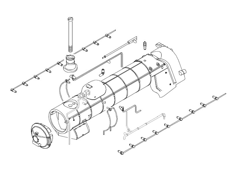 Hobbytrain Ersatzteil Würtembergische C BR 18¹ H4030 H4031 H4032 H4033 H4036