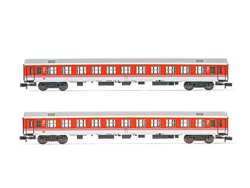 Arnold  2-tlg. Personenwagen Set „Intercity” DB AG rot/weiß Ep. V HN4308
