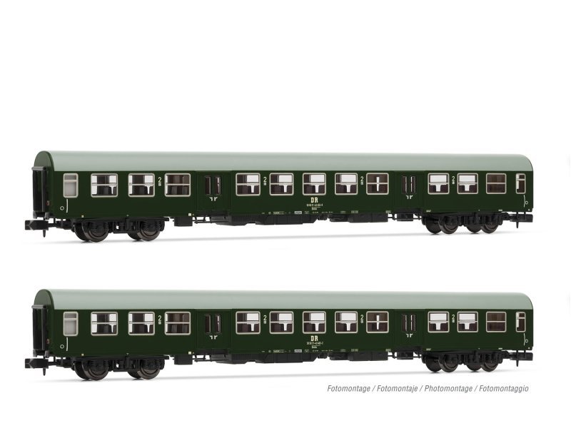 Arnold Nahverkehrswagen lange Halberstädter 2x Bmhe dunkelgrün HN4369