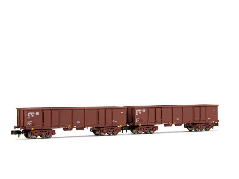 Arnold offene Güterwagen DB Eaos beladen mit Schrott 2 Stück Epoche IV HN6533