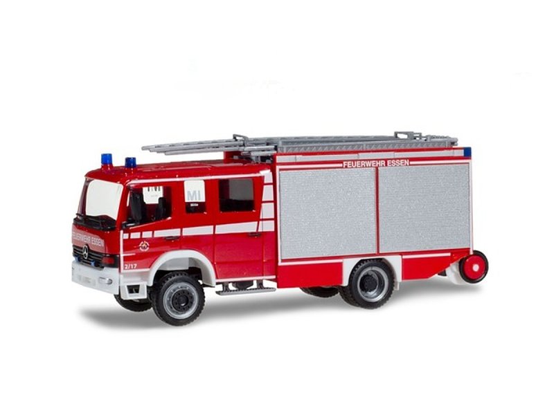 Herpa H0 Mercedes Benz MB Atego Feuerwehr HLF 20 FF Essen Mitte 093750
