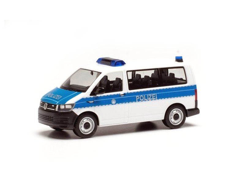 Herpa H0 Volkswagen VW T6 Bus Bundespolizei 096355