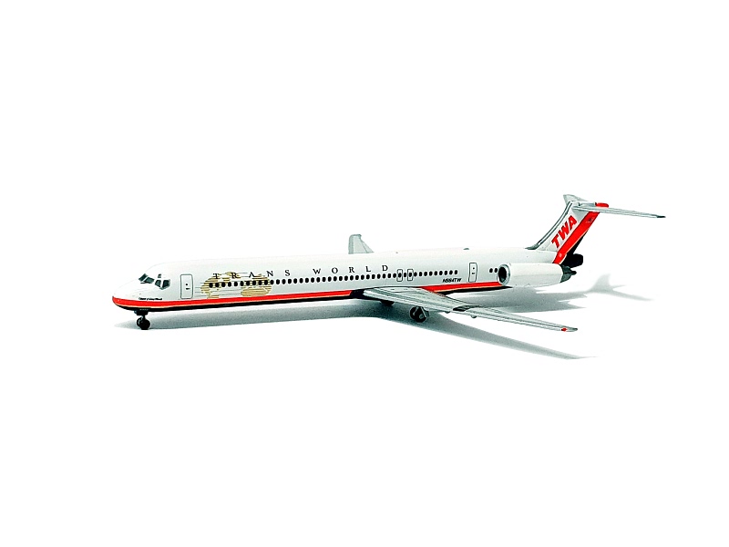 Herpa Wings 1:500 McDonnell Douglas MD-83 TWA 533737