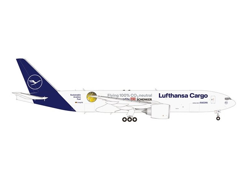 Herpa Wings 1:500 Boeing 777F DB Schenker Lufthansa Cargo 536103