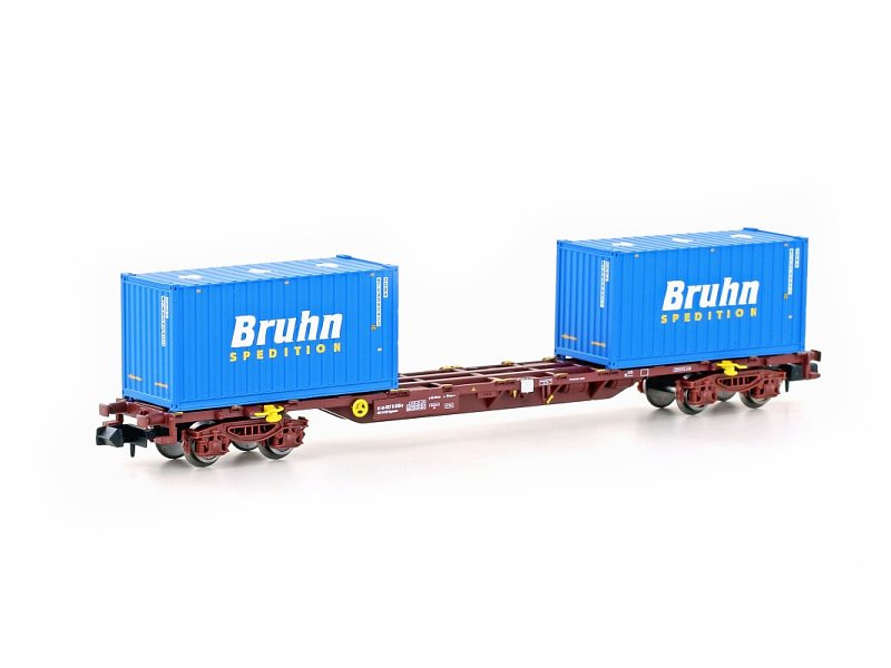 MF Train Güterwagen DB Cargo 4-achs. Container-Tragwagen mit Container MF 33442