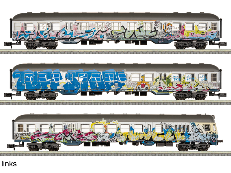 Minitrix Personenwagen-Set Silberlinge DB Ep. IV 18264