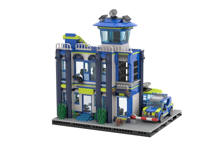 Stone Heap Bausteineset Kasa´s Polizeihauptquartier 1110 Teile SH-10001