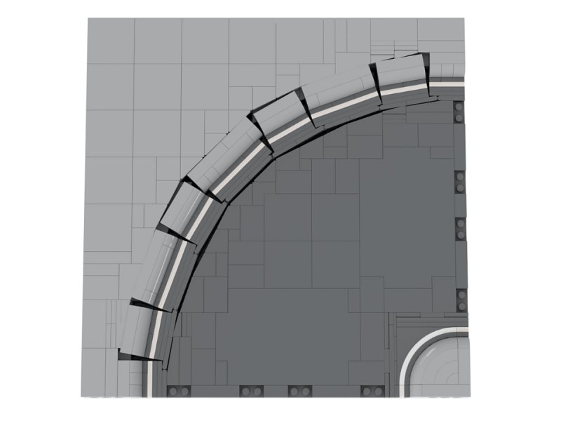 Stone Heap Bausteineset TLRS Kurve 439 Teile SH-2017