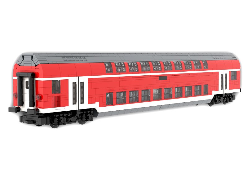 Stone Heap Bausteineset Doppelstock Mittelwagen DB AG 2086 Teile SH-3016