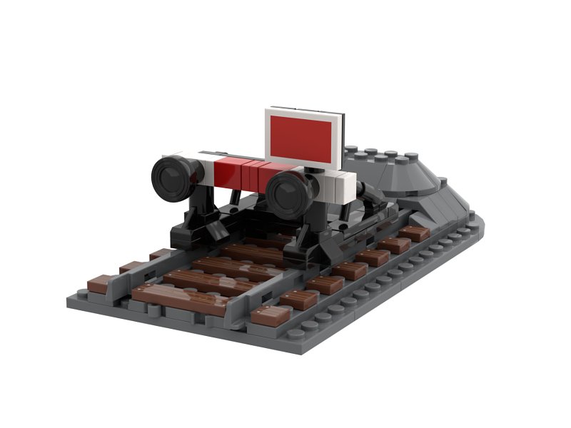 Stone Heap Bausteineset Prellbock 137 Teile SH-3028