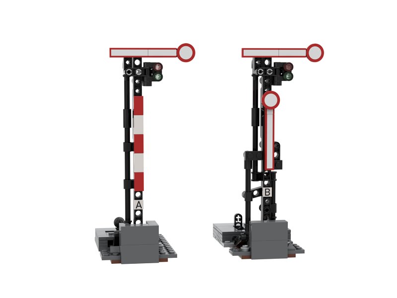 Stone Heap Bausteineset Formsignal 2 in 1 (2Stück) 266 Teile SH-3033
