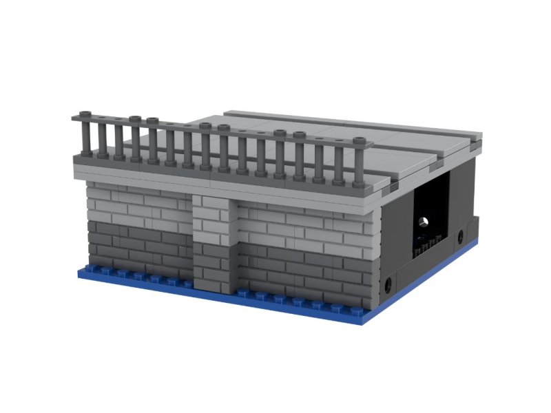 Stone Heap Bausteineset Hafen Grundmodul Gerade 90 Teile SH-4003