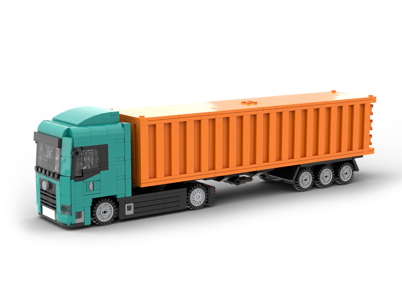 Stone Heap Bausteineset LKW Sattelschlepper 908 Teile SH-4005