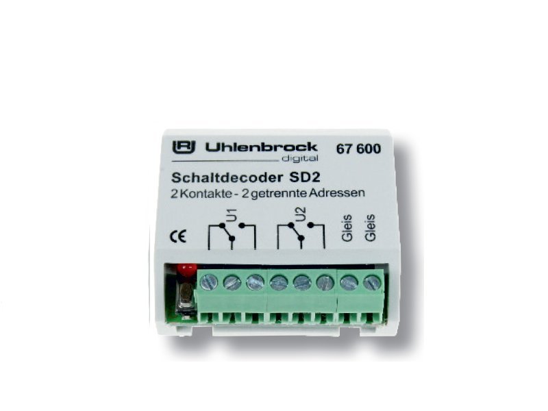 Uhlenbrock Digital Schaltdecoder SD2 <br />67600