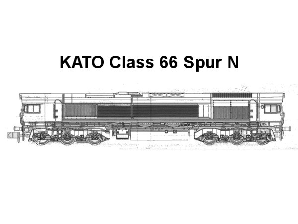 Ersatzteil Ersatzteile KATO Kato Class 66 Class66